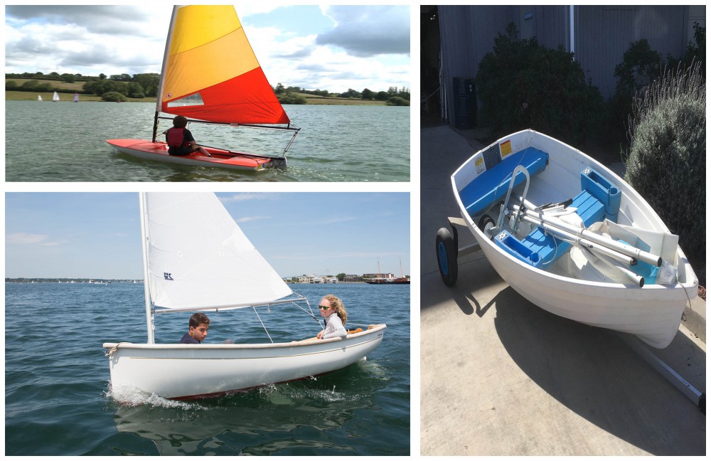 types of dinghy sailboats