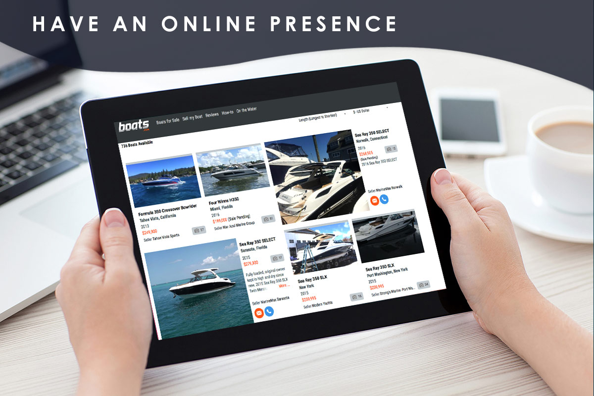 have an online presence