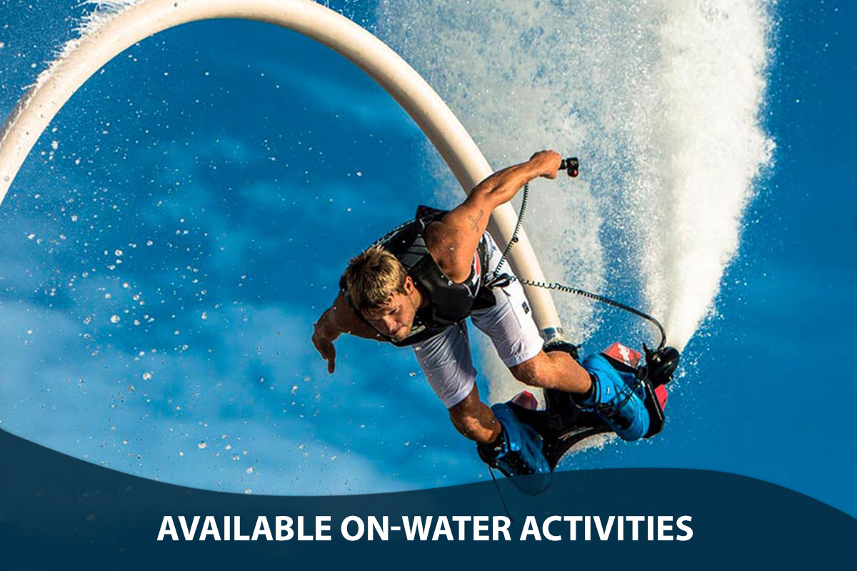 Available On-Water Activities